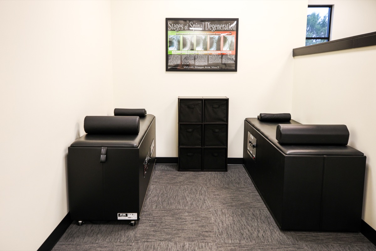The decompression room at Central Health
